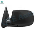 thumbnail image 2 of Left Driver Side Manual Foldaway View Mirror Chrome/Flat Black Textured For 2000-2006 Chevrolet Suburban 1500, 2 of 7