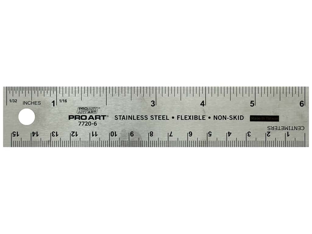 12" Stainless Steel RULER Non Skid Cork Measure Tool SAE & Metric School Office 