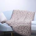 thumbnail image 2 of Wild Leopard Throw Soft Blanket Comfy Cozy Warm Fluffy Fall Winter for Chair Bed Sofa Couch Travel Gift, 2 of 6
