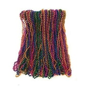 Mardi Gras Krewe Light Pink Mardi Gras Beads 33 Inch 7mm, 72 Necklaces