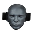 thumbnail image 1 of Entrenamiento de boxeo cabeza humana Colamx Máscara portátil antideslizante objetivo de mano Unido al saco de arena, 1 of 8