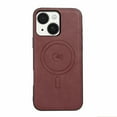 thumbnail image 5 of Magnetic Case for iPhone 16e Luxury Premium PU Leather [Compatible with MagSafe] Shockproof Slim Anti-Scratch Dust-Proof Lightweight Phone Cover For iPhone 16e,Winered, 5 of 5