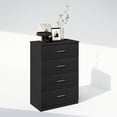 thumbnail image 5 of Furinno Frans Simple Design Console Table with 4 Drawers for Entryway, Living Room, Americano, 5 of 6