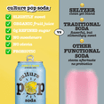 thumbnail image 4 of Culture Pop Soda Sparkling Probiotic Drink, Zesty & Tarty Variety Pack, 12 Pack, 12 Fl Oz Cans, 4 of 9