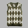 thumbnail image 4 of Christmas Sweaters for Women V Neck Pattern Knit Sweater Vest Soft Yarn Pullover Sleeveless Top For Casual Outfit And Daily Wear With Comfortable Loose Fit Design Ugly Christmas Sweaters, 4 of 4