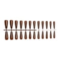thumbnail image 1 of Fake Nail Set French Style Scratch Resistant Press-on Fingernails Full Cover Removable Trimble Adjustable Manicure Stickers Type 12, 1 of 6