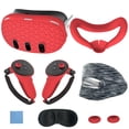 thumbnail image 1 of 7-in-1 VR Accessories Set for Meta Quest 3 – Silicone Front Shell Cover, Controller Grip Covers, Anti-Scratch Face Cover, Lens Protector Cover & More, 1 of 7