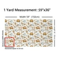 thumbnail image 3 of Homewish Western Farmhouse Harvest Fabric by the Yard 3 Yard,Fall Pumpkin Maples Sewing Fabric,Happy Autumn Room Decor Fabric by the Yard For Men Women,Ultra Soft Home Decor, 3 of 6