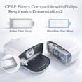 thumbnail image 3 of Nispira CPAP Filter Set for DreamStation 2 Disposable & Reusable, 12 Set, 3 of 9