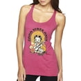 thumbnail image 1 of Wild Bobby Betty Boop Good Vibes Only Betty Boop Tri-Blend Racerback Tank Top, Vintage Pink, X-Large, 1 of 5
