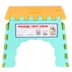thumbnail image 1 of Daboolka Taburete pequeño portátil Silla plegable para niños Taburete para cambiar zapatos 22 * 16,5 * 19 cm （Superficie de la silla amarilla）, 1 of 8
