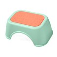 thumbnail image 2 of Taburete con escalón para niños, taburete para orinal, taburete de inodoro multifuncional, ligero y resistente, taburete de pie para baño, dormitorio, Verde, 2 of 10