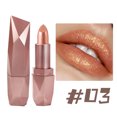 thumbnail image 1 of Barra de labios dorada Quicksand de 6 colores con purpurina fina. Maquillaje de labios hidratante, dorado, de larga duración y resistente al agua., 1 of 1