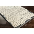 thumbnail image 2 of Hauteloom Tapas Wool Living Room, Bedroom Area Rug - Bohemian, Transitional - Medium Gray, Charcoal, Black - 3' x 5', 2 of 5