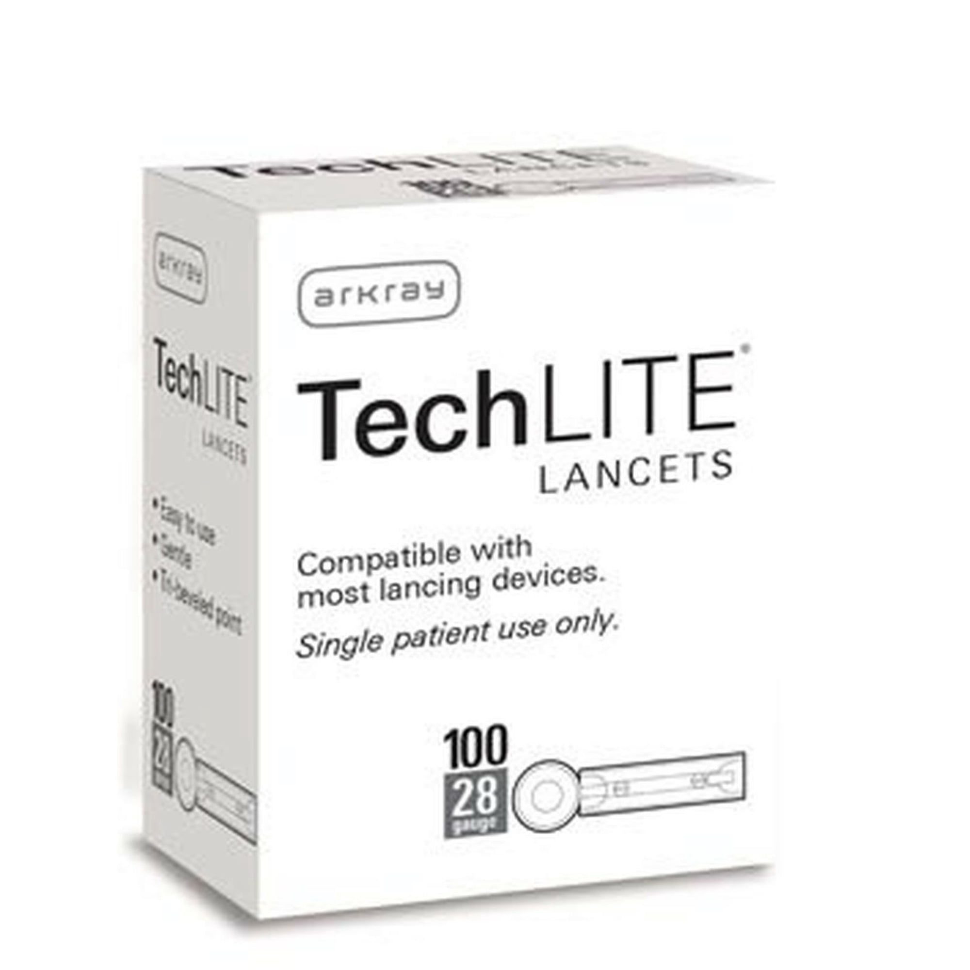 Arkray Techlite Lancets Lancet, 28G, 100/Bx