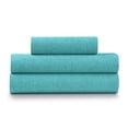 thumbnail image 4 of Ella Jayne Super Soft Jersey Poly Cotton Green Sheet Set, Twin (3 Pieces), 4 of 4