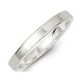 thumbnail image 2 of Auriga Fine Jewelry 925 Sterling Silver 3mm Lightweight Flat Size 7.5 Band for Women, 2 of 6