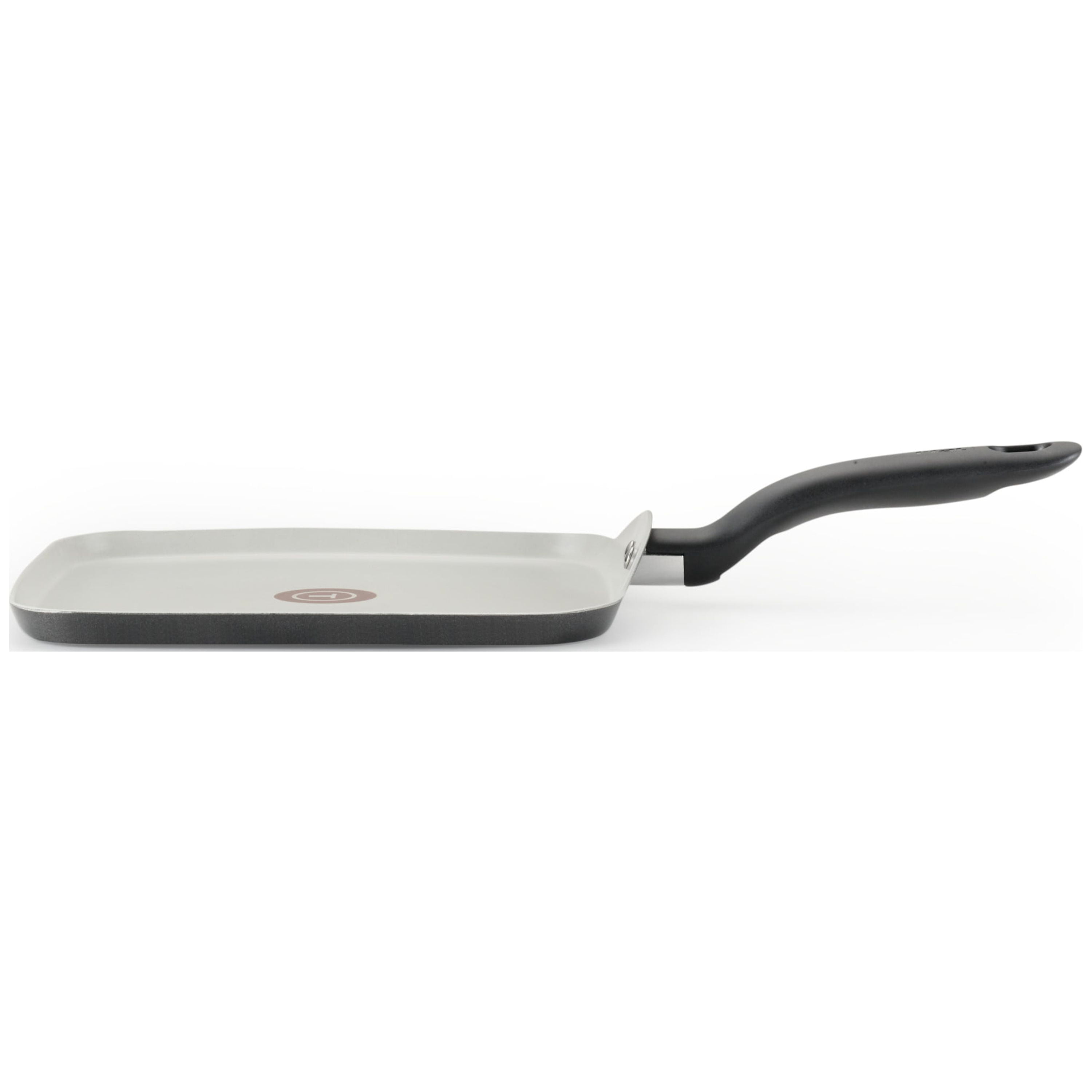 T-fal Specialty Ceramic Cookware, 10.25 Square Griddle, Black, G90013 