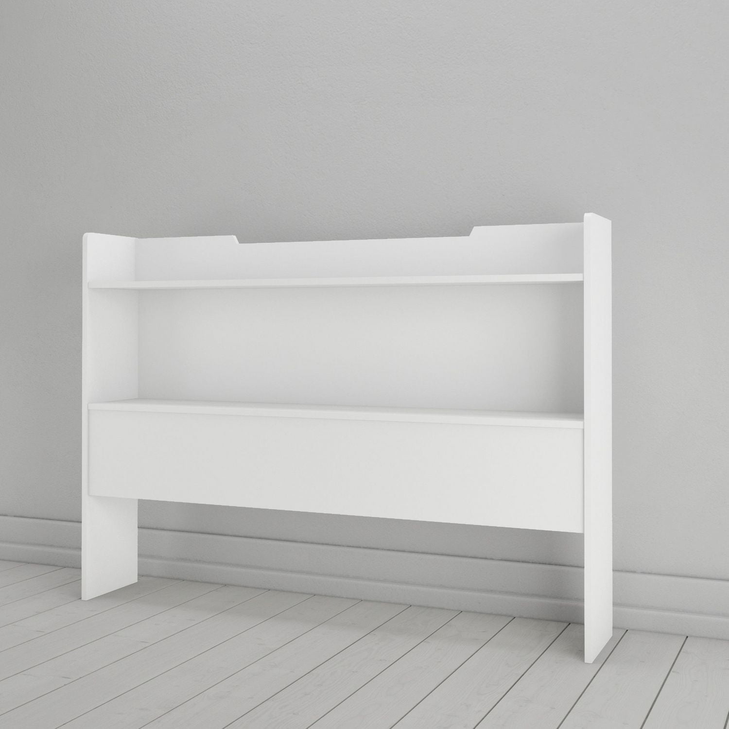 Tête de lit rangement double Aura, Blanc