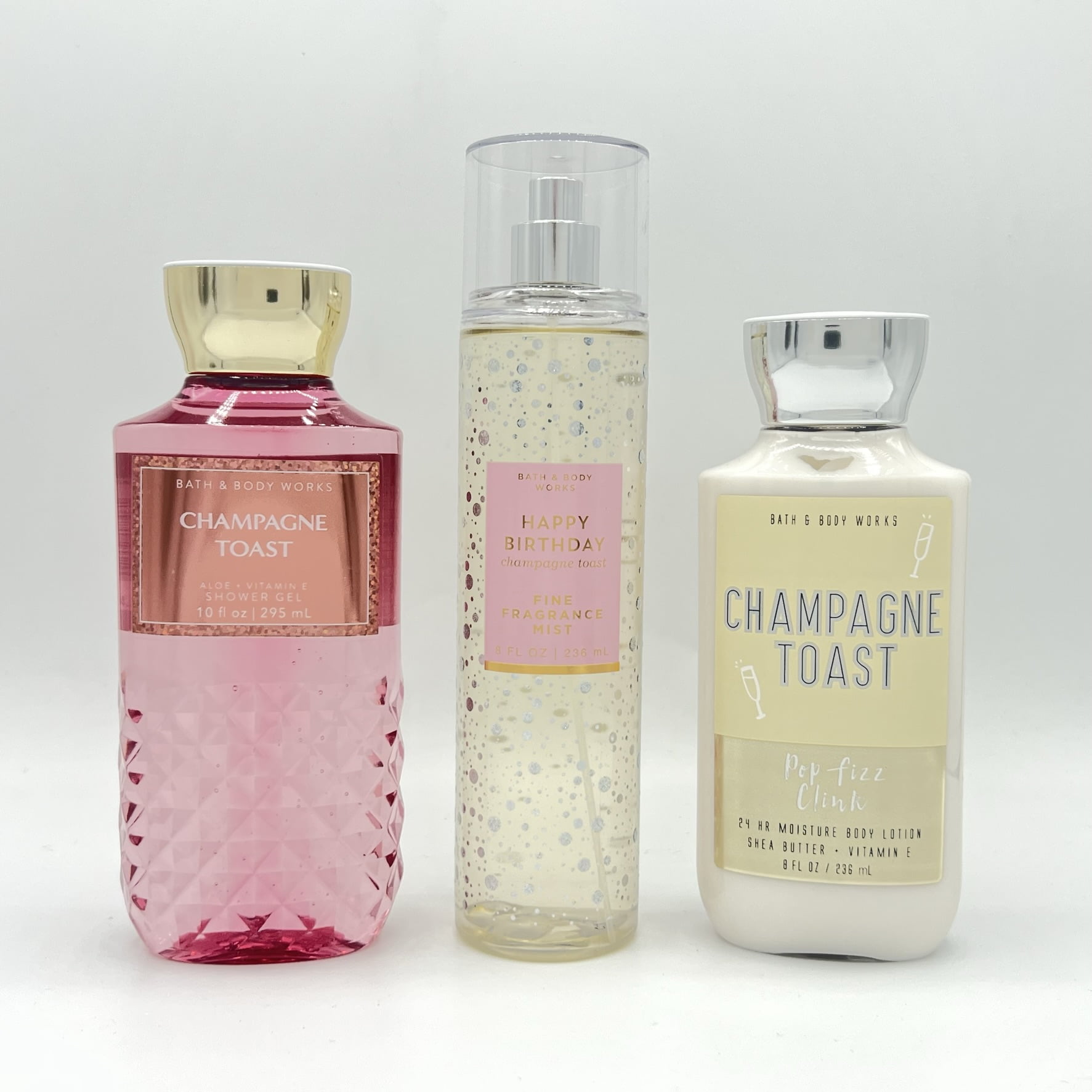 Bath & Body Works CHAMPAGNE TOAST Fragrance Mist & Body Lotion Set of 2 New