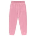thumbnail image 4 of Abcomgle Sweatshirt Set for Girls Oversized Half Zip Hooded Sweatshirts and Warm Sweatpants Athletic Tracksuit Kids Girls,Pink,13-14Years, 4 of 8