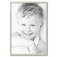 thumbnail image 2 of ArtToFrames 26" x 38" Slanted Lip White Picture Frame, 26x38 inch White Wood Poster Frame (WOM-4825),  Pack, 2 of 7