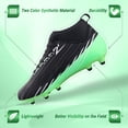 thumbnail image 4 of Botines de fútbol Vizari Tesoro Junior FG para niños y niñas, color negro y verde, 4 of 7