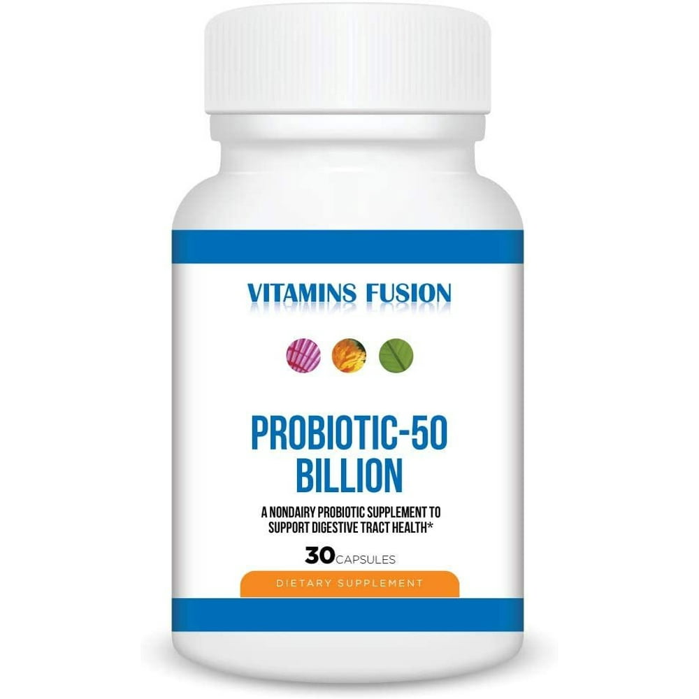 Vitamins Fusion Probiotic 50 Billion a NonDairy Probiotic