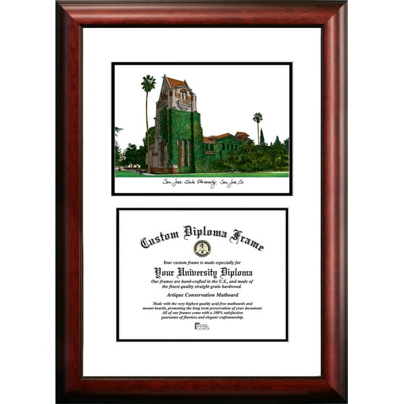 San Jose State University 8.5" x 11" Scholar Diploma Frame