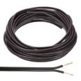 thumbnail image 1 of Uxcell Cable Cubierto de 25 pies 18/2, Cordón de lámpara SPT-1 de 300V, Cable electrónico flexible aislado y resistente al calor, Marrón, 1 of 7