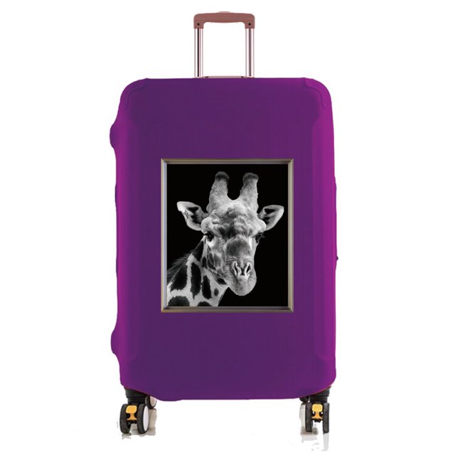 18-32 Inch Large Capacity Travel Essential Bag with Animal Serie Print Pattern Travel Accessories Suitcase Dust Protection Cover 8animal 041 M