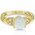 thumbnail image 2 of Tanzanite, Diamond and Opal Ring 14k Yellow Gold (1.10ct), 2 of 5