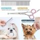 thumbnail image 5 of Juego de tijeras de peluquería canina, 5 piezas Tijeras profesionales de peluquería para mascotas Tijeras de peluquería para peinar con puntas redondas de seguridad para mascotas Perros Tijeras d, 5 of 5