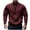 Wine, variant on Mens Quarter Zip Sweatshirt Long Sleeve Fleece Pullover Casual Big and Tall Golf Shirts with Pocket Sweater Tops