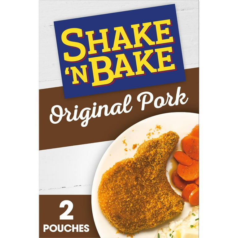 Image 1 of Shake 'N Bake Original Pork Seasoned Coating Mix, 5 oz Box, 2 ct Packets