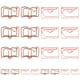 thumbnail image 4 of Clips de papel decorativo de 20 piezas clips de forma de letra clips de papel pequeños clips de papel en forma de libro clips de papel pequeños, 4 of 5