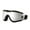 Black frame Silver lenses, variant on Fashion Dog Sunglasses for Small Medium Long Snout Dog EyeProtective Pet Goggles with AdjustStrap Dustproof Dog Eyewears