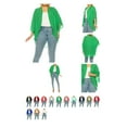 thumbnail image 6 of MOA Collection Women's Plus Size Casual Cardigan Loose Fit Soft Draped Kimono Sleeve, 6 of 6