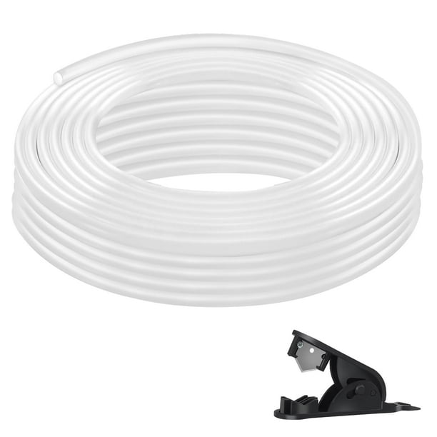 Tubo de teflón Lumanious PTFE de 5 m con cortador de 4 mm de diámetro interno x 6 mm de diámetro externo 3D