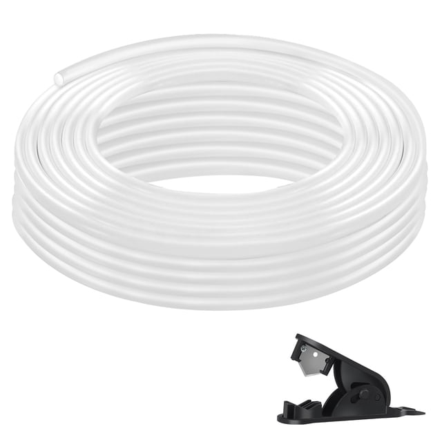 Tubo de teflón Lumanious PTFE de 5 m con cortador de 4 mm de diámetro interno x 6 mm de diámetro externo 3D