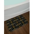 thumbnail image 2 of Arrow Bath Mat, Native Inspired Indigenous Pattern Geometric, Plush Bathroom Decor Mat with Non Slip Backing, 29.5" X 17.5", Charcoal Grey Orange, by Ambesonne, 2 of 2