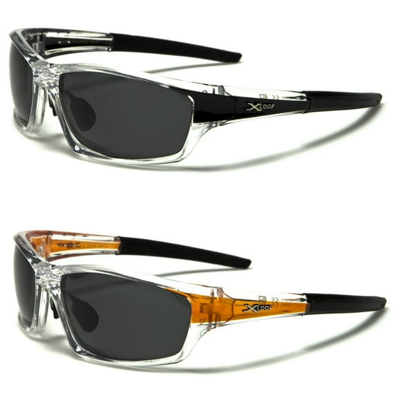 New Polarized 2 Pack 1 BLACK & 1 Orange X-Loop Fishing Sports Mens Sunglasses PZ-2418 Free Shipping