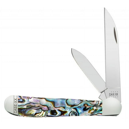 Case XX Knives Smooth Abalone Copperhead Stainless Pocket Knife 12023