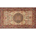 thumbnail image 1 of Ahgly Company Machine Washable Indoor Rectangle Traditional Sand Brown Area Rugs, 2' x 4', 1 of 7