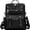 Black, variant on Sunyuer PU Leather Backpack Purse for Women | Anti-theft Stylish & Functional Ladies Shoulder Bag Handbag Suitable for Work, Travel, and Daily Use