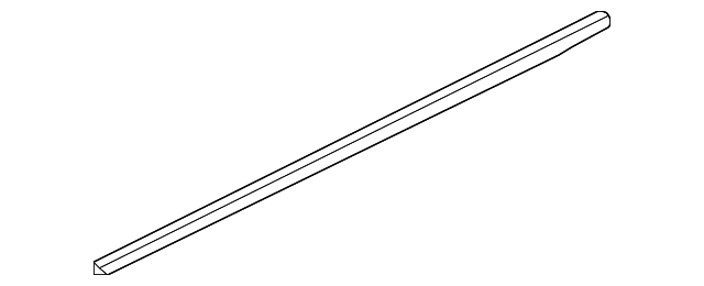 Genuine OE Honda Belt Molding - 72410-TEA-T01