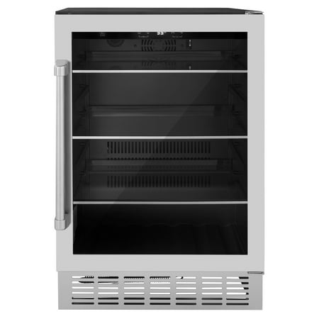 ZLINE 24  Monument 154 Can Beverage Fridge in Stainless Steel (RBV-US-24)