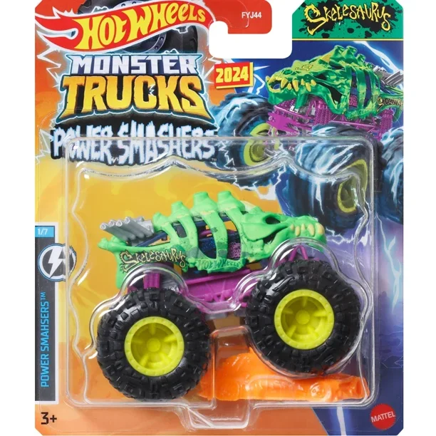 Mattel Hot Wheels Car Monster Trucks Diecast 1/64 Toys for Boys Crushed Vehicles Mega Wrex Pinto Super woman Haul Yall Gunster