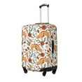 thumbnail image 2 of Daiia Foxes and Floral Harmony Luggage Cover, Thickened Washable Travel Luggage Covers, Elastic Unique Baggage Covers for 18-20 inch Luggage-Medium, 2 of 9