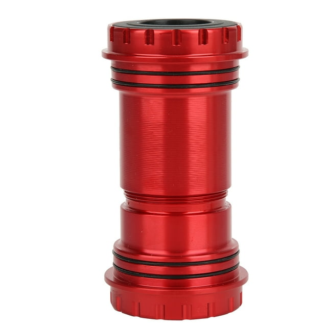 Bike Bottom Bracket, Screw-in Locking BB Bottom Bracket, 42mm Frame Shell For 24/24mm Crankset Red